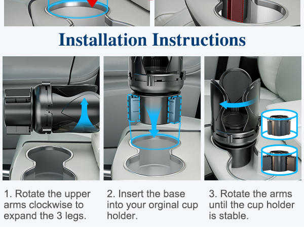 Car Cup Holder Expander