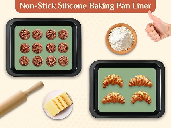 Non-Stick Silicone Baking Pan Liner