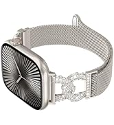 Girovo Metal Band Compatible with Apple Watch Bands for Women 38/40/41/42/44/45/46/49mm Stainless...