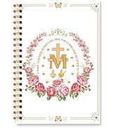 Wxiben Christian Bible Spiral Notebook - Floral Religious Notebook Journal Scripture Hardcover Sp...