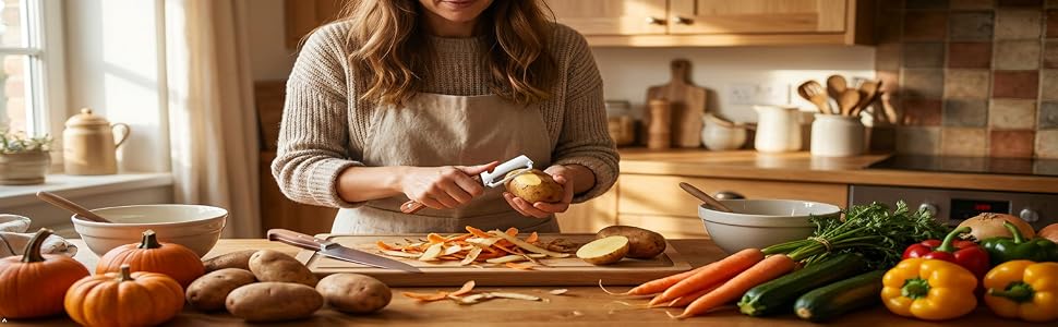 wooden peeler