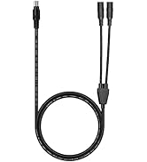 MJPOWER 8mm Combiner 3.3ft 14AWG DC 8mm Male to Female 2X Combiner Cable Y Splitter Solar Paralle...
