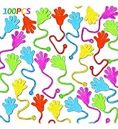100PCS Glitter Sticky Hands Party Favors for Kids Birthday Supplies Goodie Bag Stuffers Classroom...