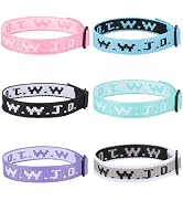 Axlksia 6 PCS WWJD Bracelets for Men and Women – What Would Jesus Do Bracelets