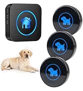 Cangecit Dog Door Bell, Wireless Dog Doorbells for Potty Training – Dog Bells to Go Outside, 1000...