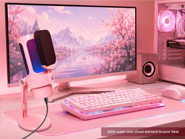 Gaming Microphone Pink