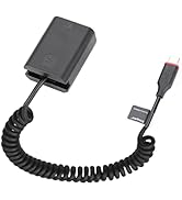 King Ma NP-FW50 Dummy Battery Decoded NP-FW50 Battery Replacement with Type-C PD/QC Spring Power ...