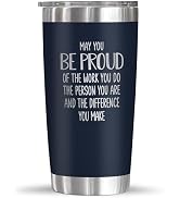 OASSIE Thank You Gifts for Men Women - Proud of You 20oz Stainless Steel Insulated Coffee Tumbler...