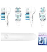 4X Spin Sensitive Toothbrush Dual Clean Cross Replacements Attachments Brush Heads Refill Accesso...