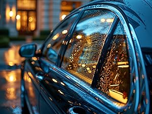 Decorative car Windows with UVTaoYuan lamp strips, commercial photography, 64K