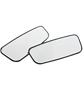 yorpyep 2 PCS Blind Spot Mirror, Rectangular Framed Curved Wide-angle Rearview Mirror, HD Glass A...