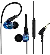 Joysico Sport Headphones Wired Over Ear in-Ear Earbuds for Kids Women Small Ears Comfortable, Ear...