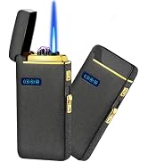 Electronic Lighter, Smart Electric Lighters, USB Rechargeable Lighter, Windproof Arc Lighter and ...