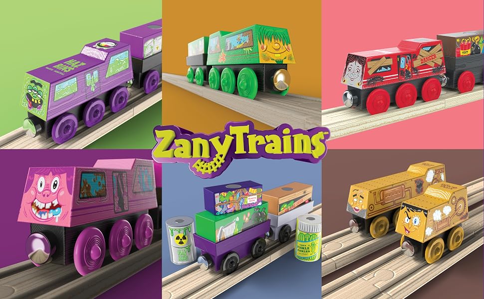 Zany Trains Wooden Trains