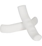ZGLUZP 2 Pcs White Silicone Soft Anti-Slip Brake Handle Sleeve for Road Bike Bicycles, Small Brak...