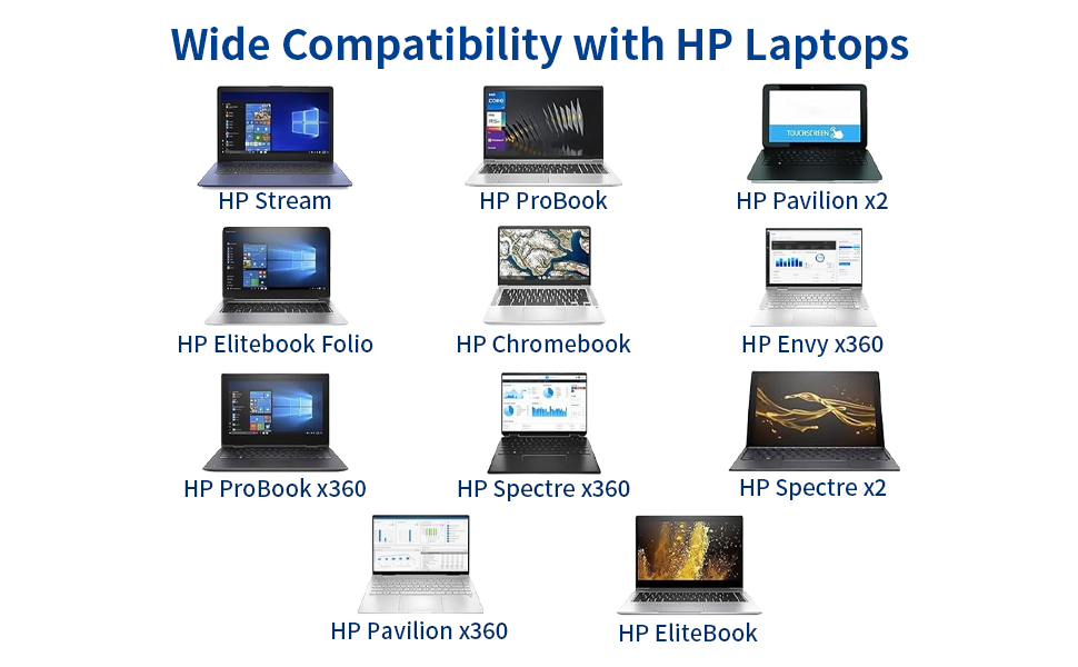 Wide Compatibility with HP Laptops