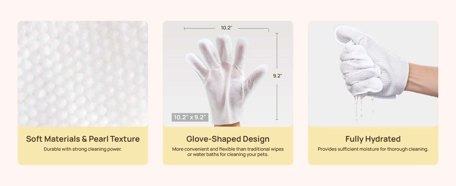 pet glove wipes for dogs