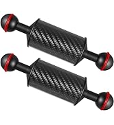 MINIFOCUS 2PCS Carbon Fiber Underwater Float Arm for Ultralight, D40mm, 6", Buoyancy Provided 55g...