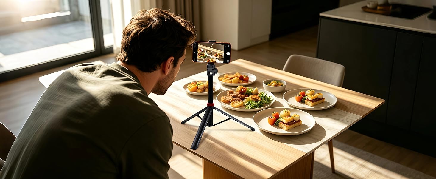 tripod camera photography light stand phone mount adjustable portable aluminum professional