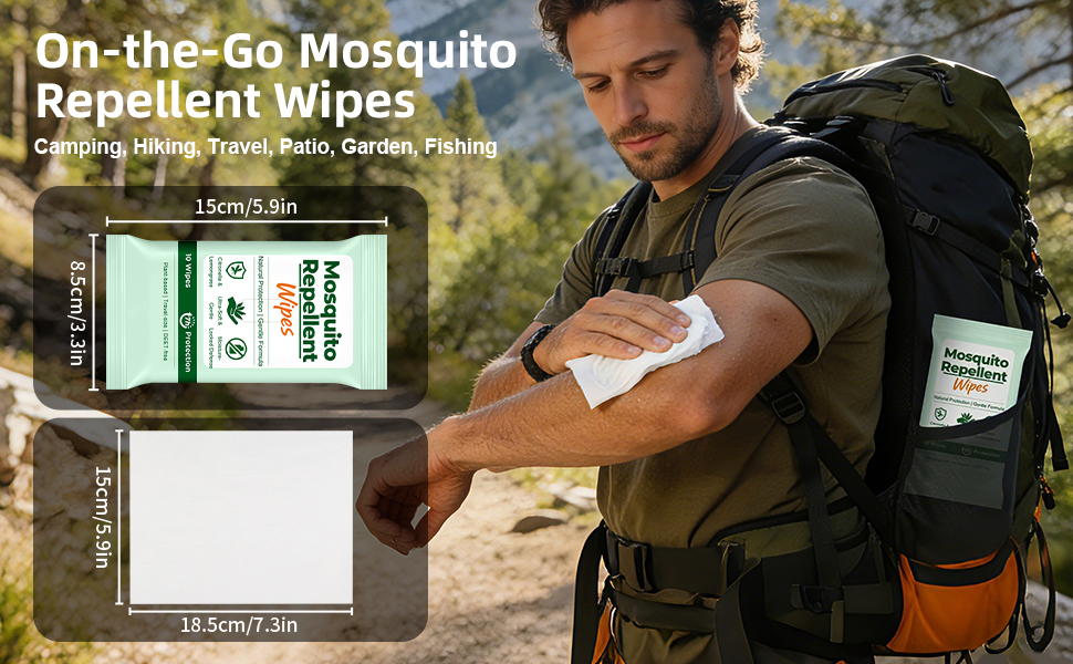mosquito repellent wipes mosquito bugs insects ticks repellent outdoor