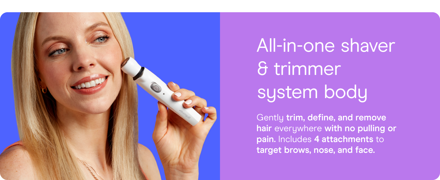 Conair girlbomb shaver trimmer nose facial hair women ladies ear portable light brow rechargeable