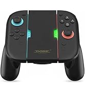 HEATFUN Magnetic Charging Grip with LED Indicator – Play-While-Charging Compact Travel Controller...