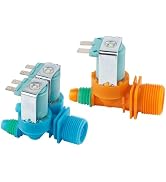 2 Pack Cold & Hot Water Inlet Valve Compatible with Samsung Washing Machine | for Samsung WA45N30...