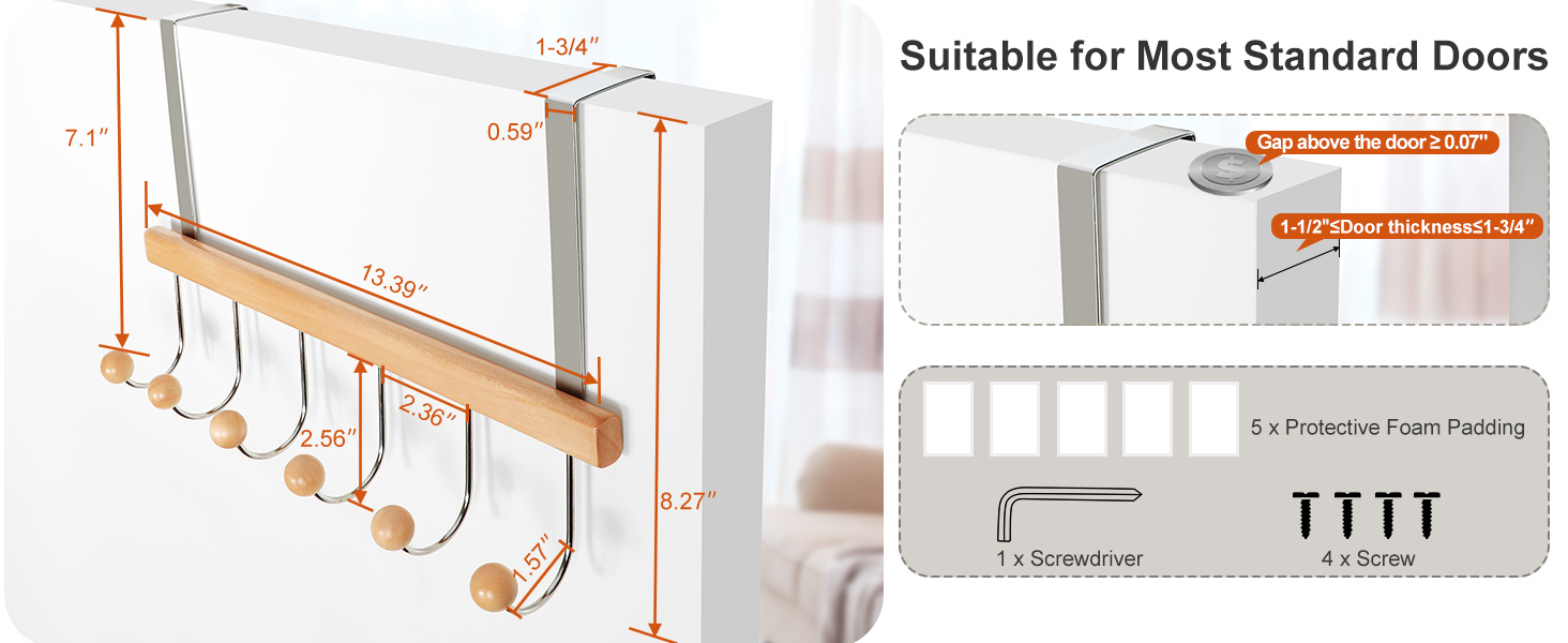 Suitble for Most Standard Doors