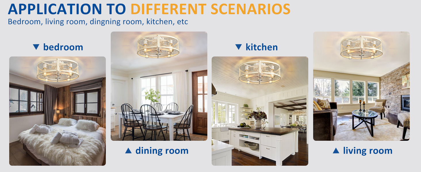 flush mount ceiling fan with light