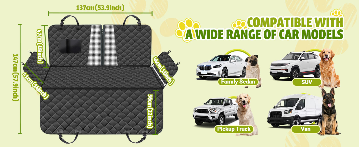 car protector for dogs dog cover for car truck dog seat cover back seat dog backseat hammo