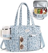 Bagstellar Corduroy Lunch Box for Women Insulated Lunch Bag Cooler Tote Bag | Wide Opening Adult ...