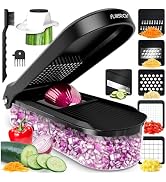 Fullstar Mandoline Slicer for Kitchen - Vegetable Chopper, Onion Potato Food Veggie Fruit Slicer ...