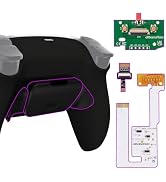 eXtremeRate Black Back Paddles Programable RISE V3 Remap Kit for PS5 Controller BDM-030 040 050, ...