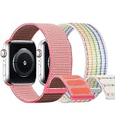 SimpleThings Compatible with Kids Apple Watch Bands, Nylon Hook and Loop for K12 Boy Girl Small W...