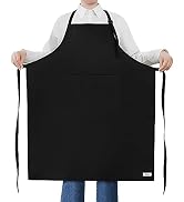 ROTANET Extra Large Apron for Men Adjustable Bib Apron with 2 Pockets Cooking Kichen Aprons Women...