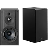 Sony CS Speakers, SS-CS5M2 3-Way 3-Driver Hi-res Bookshelf Speakers (Pair), 2025 Model,Black
