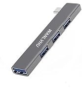 USB Hub for Laptop, 4-Port USB 3.0 hub USB Splitter, USB Expander for Laptop, PC, MacBook, Keyboa...