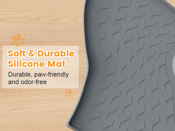 silicone mat with lip