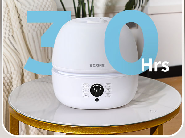 3L humidifier runs up to 30 hours