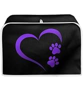 Pzuqiu Dog Paws Toaster Cover,Kitchen Small Appliance Cover,Keep Toaster Bread Maker Away From Du...