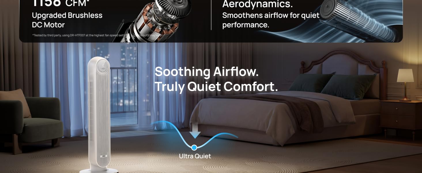 tower fan for bedroom