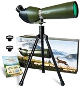 Kids Spotting Scope for Bird Watching, 18–36X Bird Watching Scope for Kids with Tripod & Nature O...