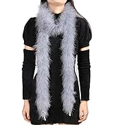 iHUFeather Marabou Feather Boa for Crafts Wedding Party Halloween Costume Christmas Tree Decoration