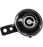 XJVSS Motorcycle Electric Horn, 12V 1.5A 105DB Waterproof Vehicle Horns Round Super Loud Speaker,...