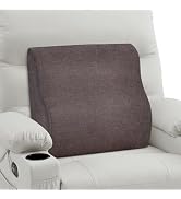 TANYOO Back Support Pillow for Recliner Dual Layer Lumbar Support Pillow with Gel Memory Foam Erg...