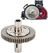 Metal Steel 57T 0.8Mod Slipper Set Slipper Clutch Spur Gear for Arrma 1/10 Granit for 1/8 RC Car,...