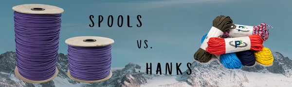 spools hanks paracord