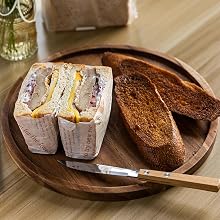 round wood tray