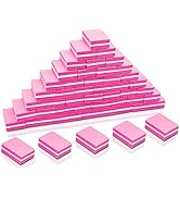 50Pcs Mini Nail Buffers - 100/180 Grit Nail Buffers Bulk for Natural Nails and Gel Polish, Nails ...