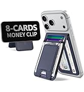 TopMade for MagSafe Wallet with Money Clip, Strongest Magnetic Card Holder for iPhone 17/16/15/14...